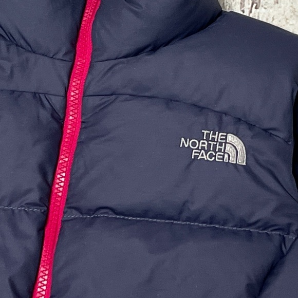 The North Face 700 Goose Down Puffer Vest Deep Periwinkle Jacket Womens - Picture 6 of 7